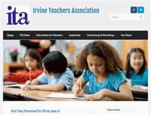 Tablet Screenshot of irvineta.org